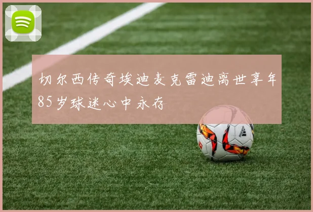 切尔西传奇埃迪麦克雷迪离世享年85岁球迷心中永存